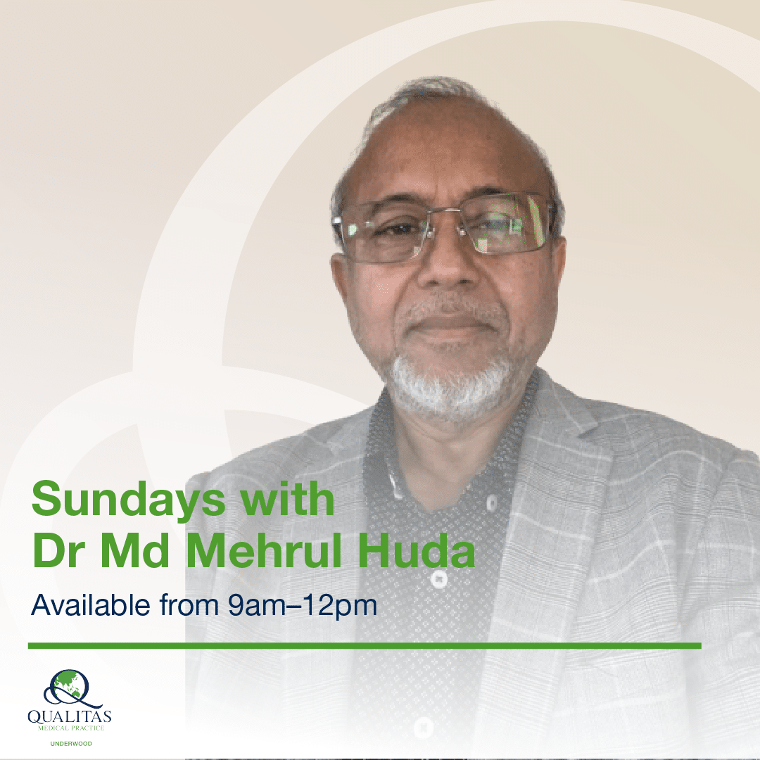Welcome Dr Md Mehrul Huda – Now Available on Sundays - Qualitas Health
